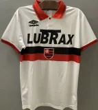 1994 Flamengo Away White Retro Soccer Jersey
