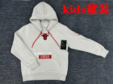2023/24 Bulls Kids  NBA White Hoody