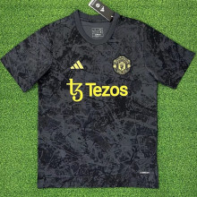 2024 M Utd AD x  Stone Roses Black Fans Soccer Jersey