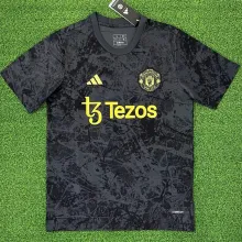 2024 M Utd AD x  Stone Roses Black Fans Soccer Jersey