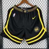 2023/24 Warriors Black NBA Cotton Pants