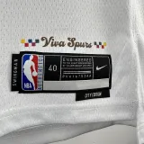 2023/24 Spurs PARKER #9 White City Edition NBA Jerseys