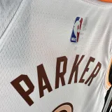 2023/24 Spurs PARKER #9 White City Edition NBA Jerseys