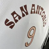 2023/24 Spurs PARKER #9 White City Edition NBA Jerseys