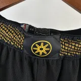 2023/24 Warriors Black NBA Cotton Pants