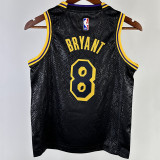 Lakers BRYANT #8 Black Kids NBA Jersey