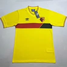 1985/1988 Watford Home Yellow Retro Soccer Jersey