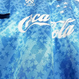 1993 Cruzeiro Home Blue Retro Soccer Jersey