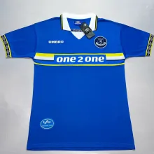 1997/99 Everton Home Blue Retro Soccer Jersey
