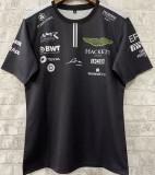 ALONSO #14 Aston Martin F1 Black Team T-Shirt 2023