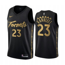 2024 Toronto Raptors VANVLEET #23 Black NBA Jerseys