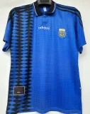 1994 Argentina Away Blue Retro Soccer Jersey