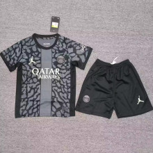 2023/24 PSG Third Black Kids Soccer Jersey