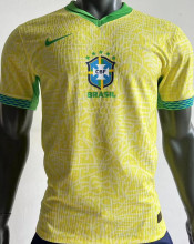 2024/25 Brazil Home Yellow Player Version Jersey