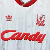 1988/89 LFC Away Grey Retro Soccer Jersey