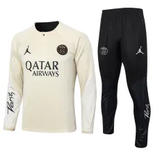 2024 PSG Beige Sweater Tracksuit