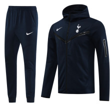 2024 TH FC Sapphire Blue Hoody Zipper Jacket Tracksuit