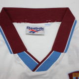 1995/96 Aston Villa Away White Retro Soccer Jersey