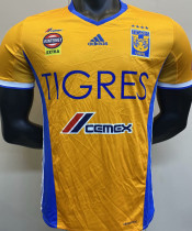 2016/17 Tigres Third Home Yellow Retro Soccer Jersey