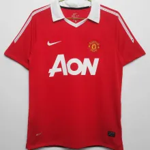 2010/11 M Utd Home Red Retro Soccer Jersey