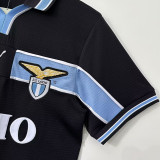 1998/99 Lazio Away Black Retro Soccer Jersey