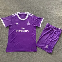 2016/17 RM Away Retro Kids Soccer Jersey
