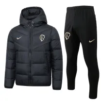 2024 Corinthians Black Cotton Jacket （A Set）