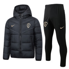 2024 Corinthians Black Cotton Jacket （A Set）