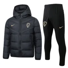 2024 Corinthians Black Cotton Jacket （A Set）