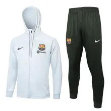 2024 BA Light Gray Hoody Zipper Jacket Tracksuit