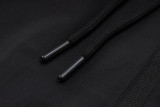 2024 MS Black Hoody Zipper Jacket