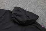2024 AC Black Hoody Zipper Jacket