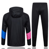 2024 AC Black Hoody Zipper Jacket