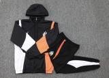2024 MS Black Hoody Zipper Jacket