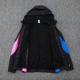 2024 AC Black Hoody Zipper Jacket