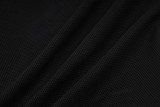 2024 MS Black Hoody Zipper Jacket