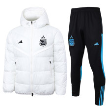 2024  Argentina White Cotton Jacket （A Set）