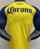 2011/12 Club America Home Yellow Retro Soccer Jersey