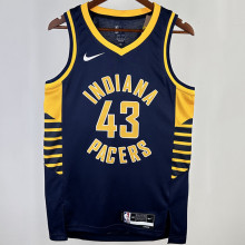 2023/24 Pacers SIAKAM #43 Dark Blue NBA Jerseys