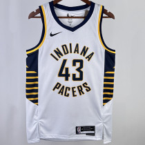 2023/24 Pacers SIAKAM #43 White NBA Jerseys