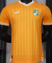 2022/23 Ivory Coast Home Orange Player Version Jersey （3 stars 三星）