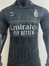 2023/24 AC Milan x PUMA x Pleasures 4Th Black Player Version Jersey