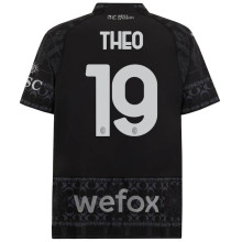 THEO #19 AC Milan x PUMA x Pleasures 4Th Black Fans Jersey 2023/24 ★★