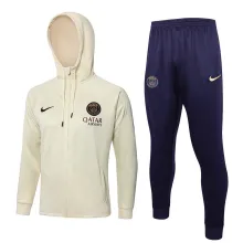 2024 PSG Off White Hoody Zipper Jacket Tracksuit