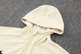 2024 PSG Off White Hoody Zipper Jacket Tracksuit