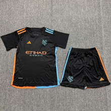 2024/25 New York City Away Black Kids Soccer Jersey