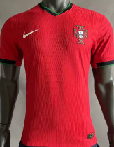 2024/25 Portugal Home Red Player Version Soccer Jersey