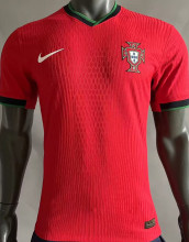 2024/25 Portugal Home Red Player Version Soccer Jersey