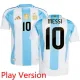 MESSI #10 Argentina Home Player Version Jersey 2024/25 (Have FlFA World Champion 2022 有胸前章) ★★