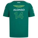 2024 ALONSO #14 Aston Martin F1 Green Team T-Shirt  (圆领 阿斯顿马丁)